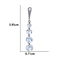 silver drop earrings